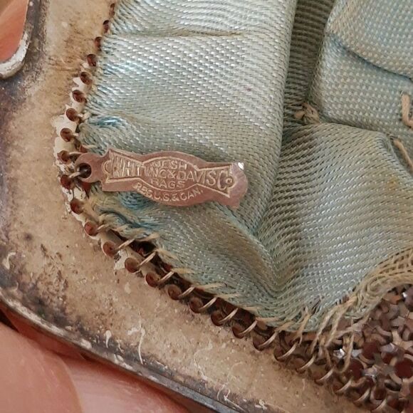 Whiting and Davis Mesh vintage evening bag purse flapper style - Picture 6 of 6